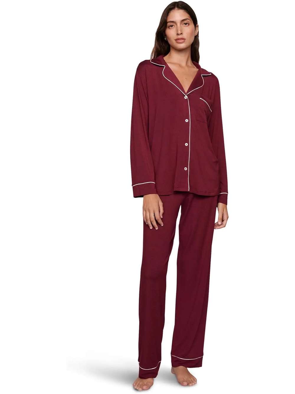 Eberjey Gisele - PJ Set Burgundy Pajama Set XS/P